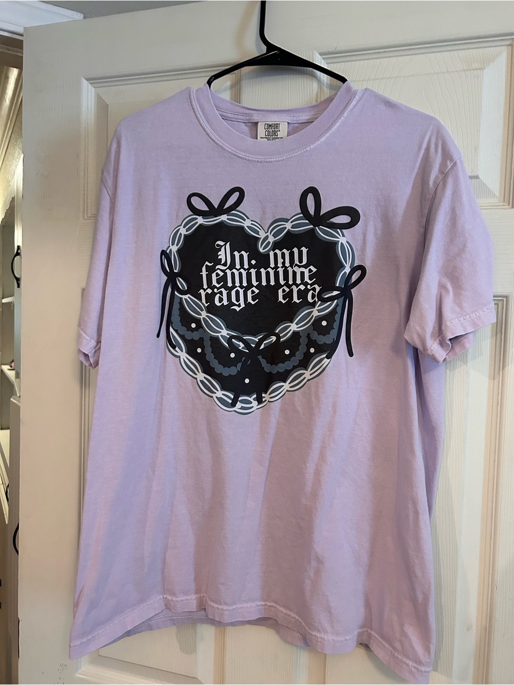 Comfort Colors Lavender Graphic Tee - Feminine Rage